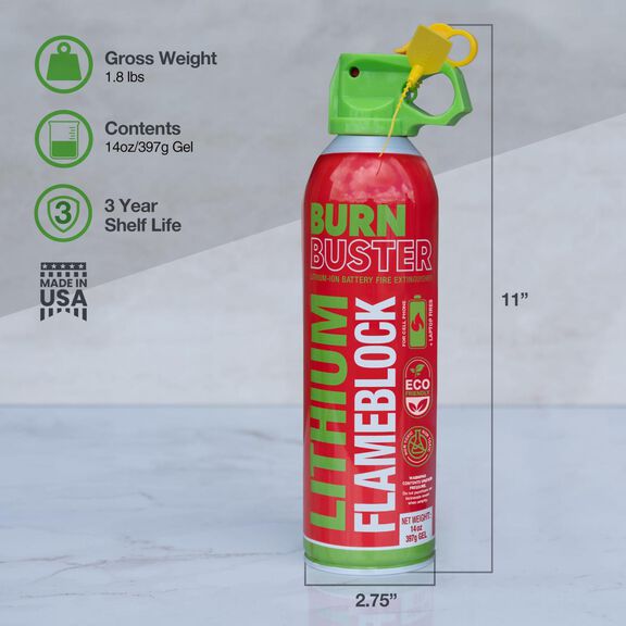 BurnBuster Lithium-Ion Battery Extinguisher image number 4