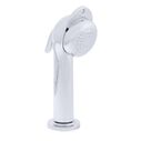Deck-Mount Sprayer Large Chrome Sprayer, 6' Stainless Steel Hose, Low Profile Holder image number 0