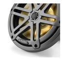 M3-770X-S-Gm-i 7.7" Marine Coaxial Speakers, Gunmetal Sport Grilles with RGB LED Lighting image number 7