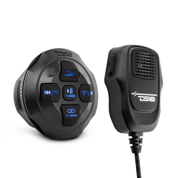 Marine Waterproof Universal Bluetooth Streaming Audio Receiver with Controller and Microphone image number 0