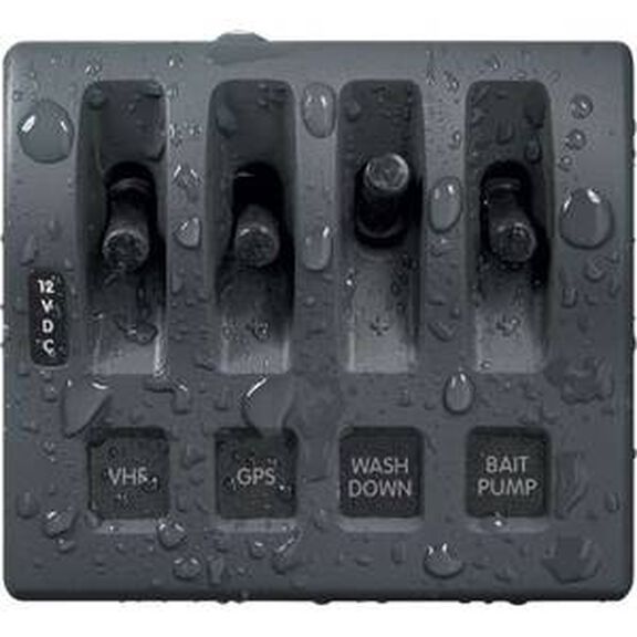 WeatherDeck&reg; Waterproof Switch Panel, Four-Position image number 1