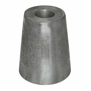 Radice&trade; Zinc Prop Nut Anode with Insert, 0.35" ID, 1.73" OD, 2.05" H, M20 x 1.5