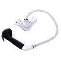 Trinidad Head/Shower Combo Faucet Large Black Sprayer No Hook, 6' Stainless Steel Hose Chrome/Black image number 1