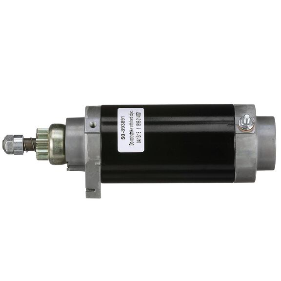 Quicksilver 893891T Starter Motor Assembly for Mercury and Mariner 2-Cycle 65-90hp Outboards image number 0