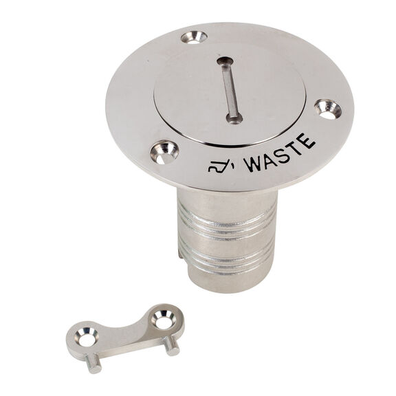 Deck Fill for Waste with Key, 3 1/2" Flange Diameter image number 0