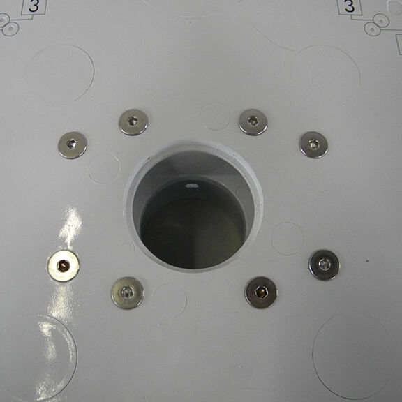 SeaView Modular Pole Top Mount MOD-TOP-PTM1 with ADA-S2 Universal Top Plate image number 1