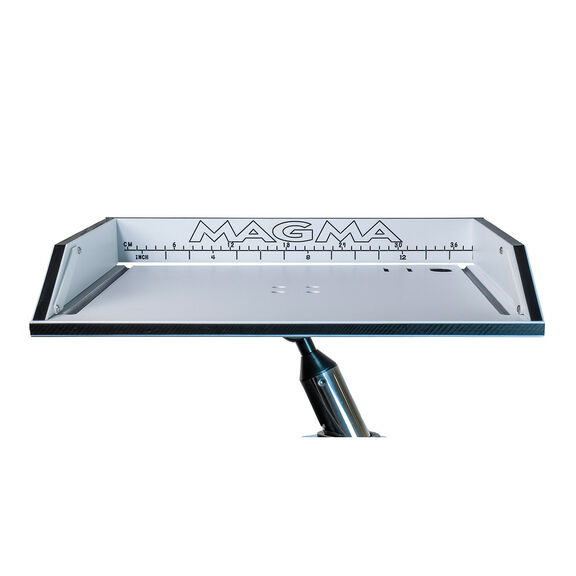 Angler 16" x 14"  Bait/Fillet Table with Levelock Rodholder Mount image number 0