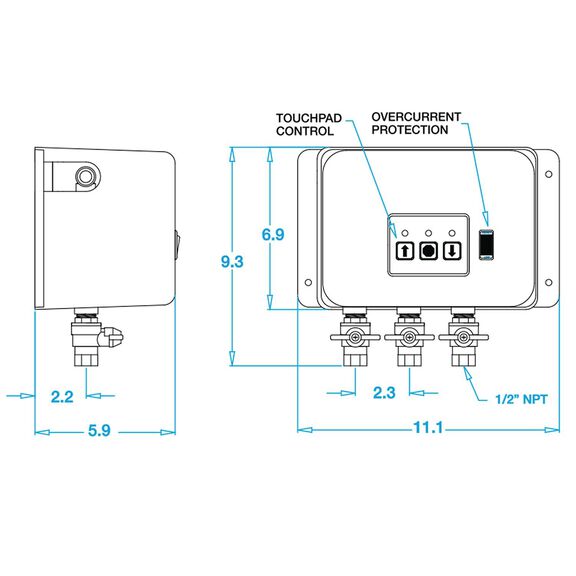 U-Lube Oil Change System, 3 Ports, 24V image number 1