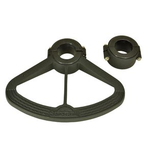 3 1/2" Footrest And Bushing Set, Black