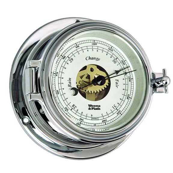 Endurance II 105 Open-Dial Barometer, Chrome image number 0