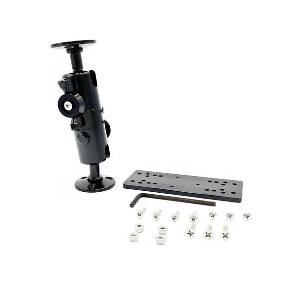 Angler's Pal 8" Fishfinder Multi-Mount, Black Anodized Aluminum and Stainless Steel image number 2