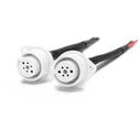 Wet Sounds 6 Pin RGB LED Connector for Swivel Clamps on Rev and Icon Tower Speakers image number 0