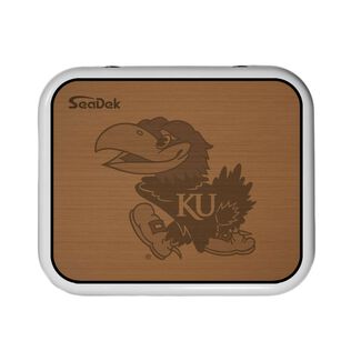 SeaDek Cooler Pad - Collegiate Collection - Fits YETI Roadie 24 - Mocha / Black, University of Kansas
