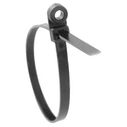 Cable Ties, 4", Nylon, 100 Pack image number 1