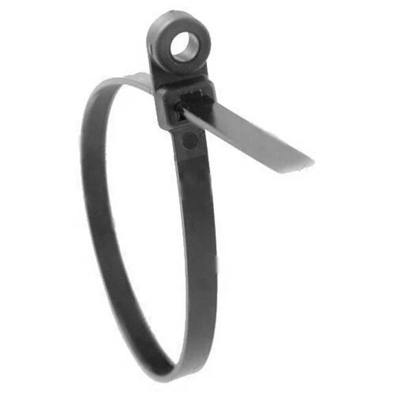 Cable Ties, 4", Nylon, 100 Pack image number 1