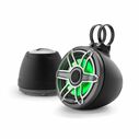 M6-650VEX-Mb-S-GmTi-i 6.5" Coaxial Speakers with Transflective&trade; LED Lighting, Titanium Sport Grille image number 1