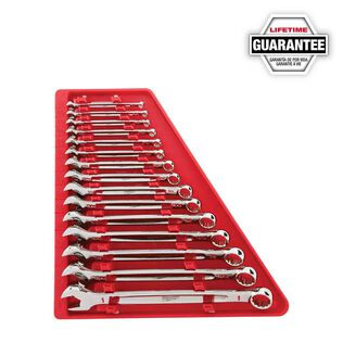 Combination Wrench Set - SAE, 15 Piece