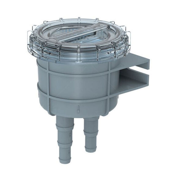 Raw Cooling Water Intake Basket Strainer for Seawater Marine & Boat, Fits 1/2", 5/8", & 3/4" Hose image number 0