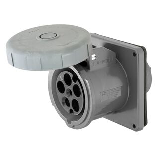 Hubbell Marine Pin & Sleeve Receptacle, 4P5W, 100A 120/208V