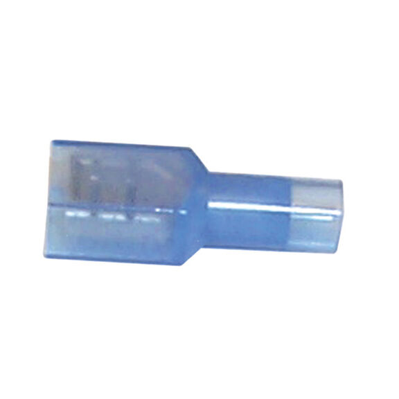 16-14 AWG Female Fully Insulated Quick Disconnects, Blue, 100-Pack image number 0