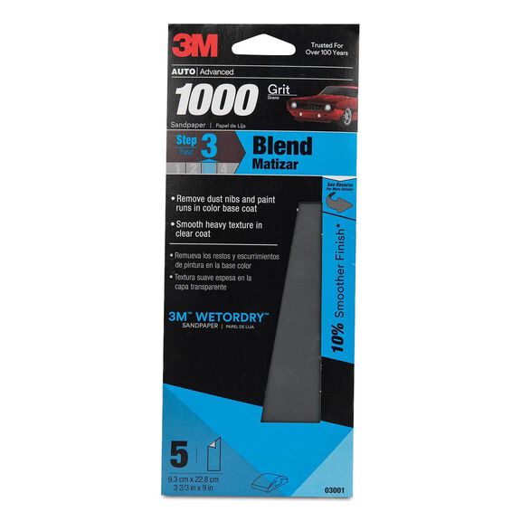 Wetordry&trade; Automotive Sandpaper, 1000 Grit image number 0