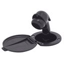 Recessed Shower Black Cup & Lid, Small Black Sprayer, 6' Black Rubber Hose image number 2