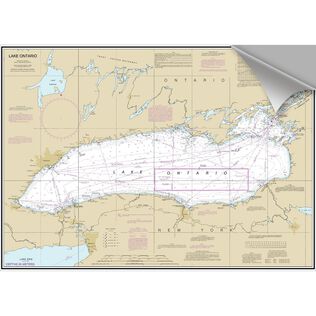 Lake Ontario Decorative Nautical Chart