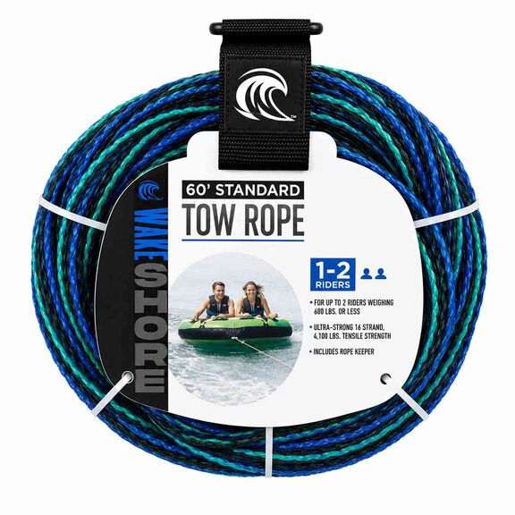 60' 1-2 Rider Tube Tow Rope image number 0