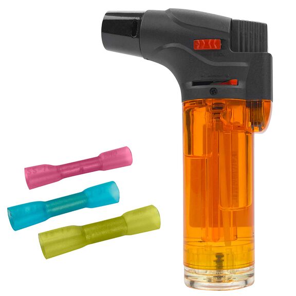 Heat Shrink Connector Kit with Butane Torch, 26 Piece image number 0