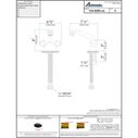 Trinidad Head/Shower Combo Faucet Classic Warm White Sprayer No Teeth, 6' White Rubber Hose Chrome/Warm White image number 3