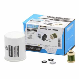 Quicksilver 8M0222307 100 Hour Maintenance Kit, Suzuki DF115A/140A/115SS