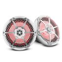 HYDRO 8" 2-Way Marine Speakers with Integrated RGB LED Lights, 375 Watts, White image number 0
