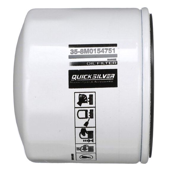 8M0154751 Oil Filter for Various Marine Engines image number 0