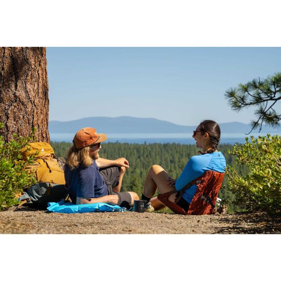 Crazy Creek HEX 2.0 Original Chair for Camping, Stadium Seating & More, on All Terrains, Adjustable Straps, Compact Design, Water-Resistant, Copper/Slate image number 3