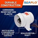 SEAFLO In-Line Blower, 24V 235 CFM 4" Marine Ventilation Fan image number 6