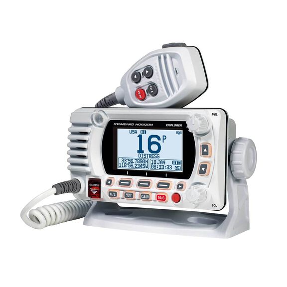 GX1800GW Explorer 25W Fixed Mount VHF/GPS/Second Station Capable image number 2