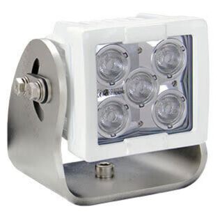 Imtra Offshore 5-LED Marine Deck Light - 11-65VDC, 35W, 90&deg;, White Finish, IP68/69K