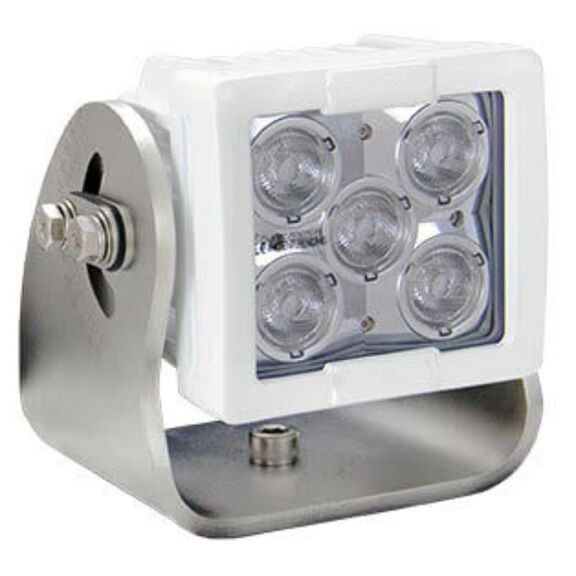 Imtra Offshore 5-LED Marine Deck Light - 11-65VDC, 35W, 90&deg;, White Finish, IP68/69K image number 0