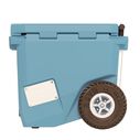 RollR 45 Quart Wheeled Hard Cooler with Telescopic Handle, South Pacific image number 2