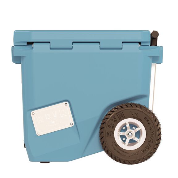 RollR 45 Quart Wheeled Hard Cooler with Telescopic Handle, South Pacific image number 2