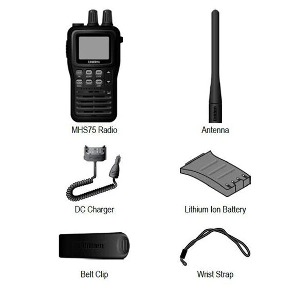 MHS75 5W Submersible Handheld VHF Radio image number 5