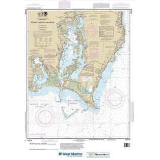 Maptech&reg; NOAA Recreational Waterproof Chart-Point Judith Harbor, 13219