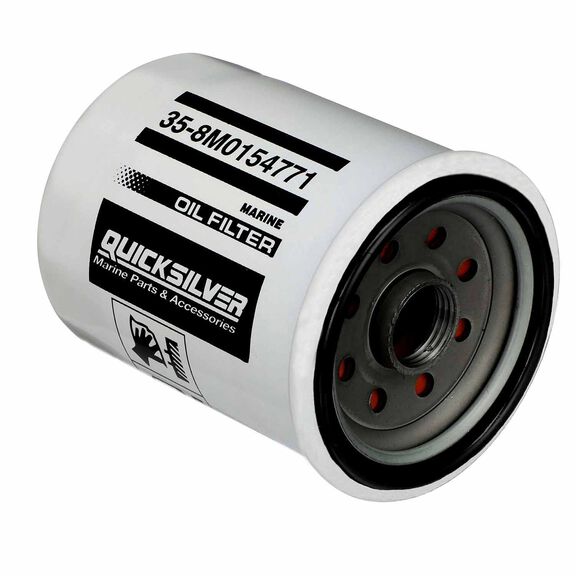 Quicksilver 8M0154771 Oil Filter for Various Marine Engines image number 0