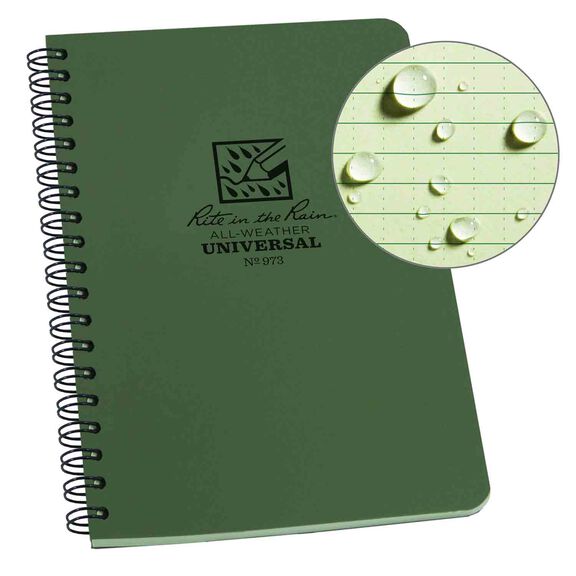 Side Spiral Notebook, Green image number 0