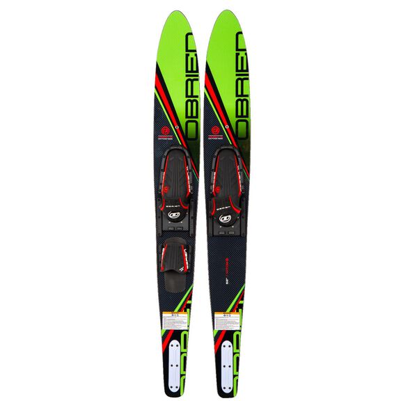 Celebrity 58" Green Water Ski with Jr. X-7 & RT Bindings image number 0
