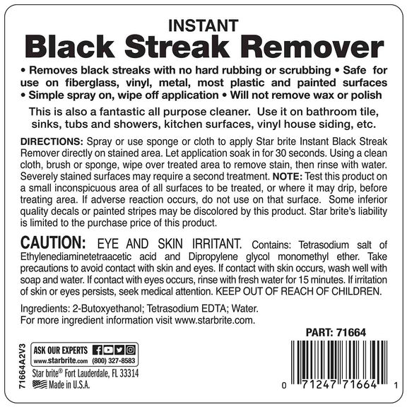 Instant Black Streak Remover, 64 oz. image number 1