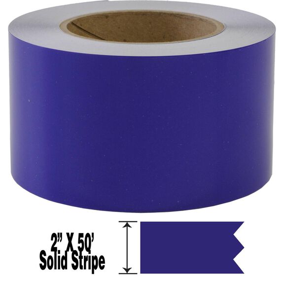 Premium 2" X 50' Single Pinstripe - Regal Purple image number 0