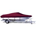 V-Hull Runabout Cover, I/O, Burgundy, Hot Shot, 19'5"-20'4", 102" Beam image number 0