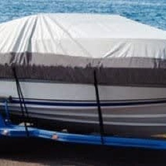 Boatguard Eclipse Boat Cover for Cuddy Cabins (21'-23' CL x 102" B) image number 1