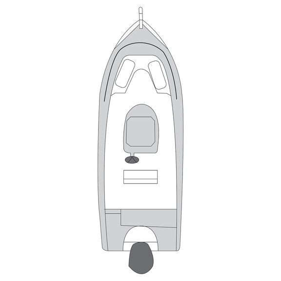 Flex-Fit&trade; PRO Boat Cover V-hull, Center Console, 20' - 22' image number 3